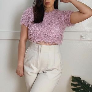 Zara Ruffle Crop Top